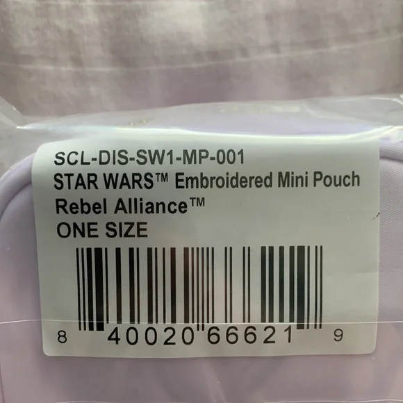 Stoney Clover Lane Star Wars Embroidered Mini Pouch Rebel Alliance - Picture 2 of 3
